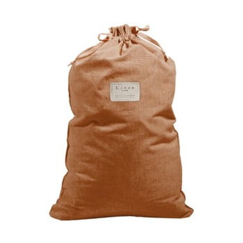 Săculeț textil pentru haine Linen Couture Bag Terracota, înălțime 75 cm