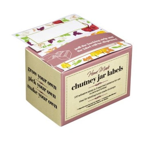 Set 100 etichete pentru borcane Kitchen Craft Home Made Chutney