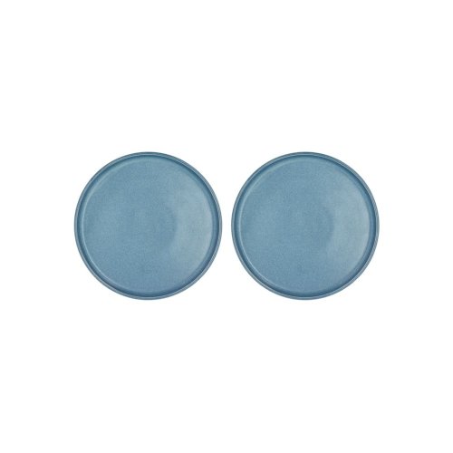 Set 2 farfurii din porțelan pentru desert Villa Collection Fjord, ø 20,8 cm, albastru