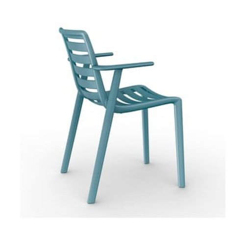 Set 2 scaune de grădină cu cotierei Resol Slatkat, albastru
