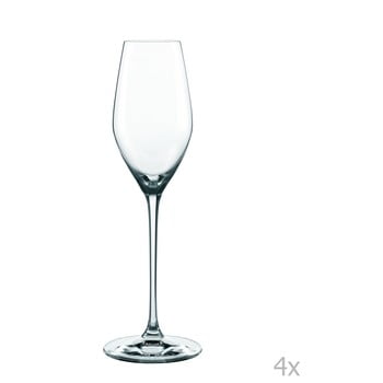 Set 4 pahare din cristal pentru șampanie Nachtmann Supreme Champagne Flute, 300 ml
