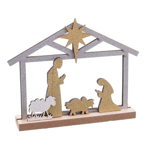 Statuetă din lemn Nașterea lui Iisus – Casa Selección