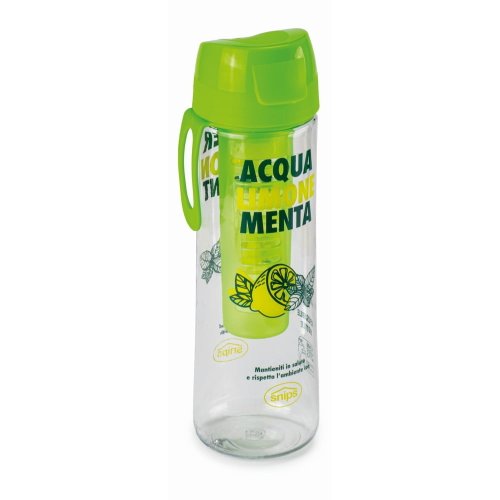 Sticlă de apă cu infuzor Snips Mint, 750 ml, verde