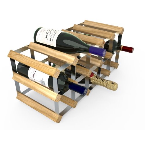 Suport din lemn pentru 15 sticle de vin - RTA