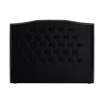 Tăblie pentru pat Mazzini Sofas Cloves, 200 x 120 cm, negru