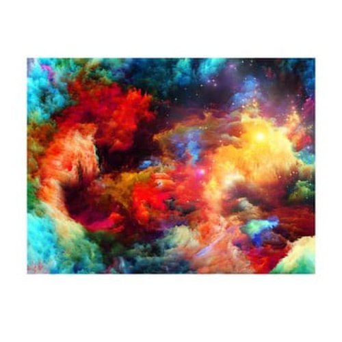 Homemania - Tablou colorful galaxy, 70 x 100 cm