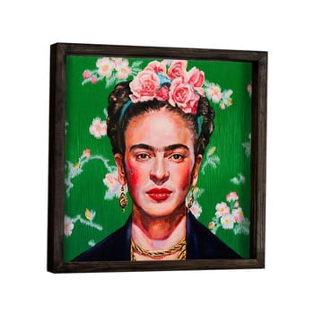 Unknown - Tablou frida kahlo, 34 x 34 cm