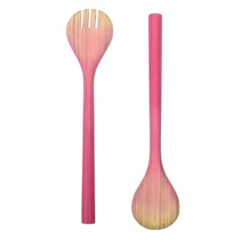 Tacâmuri salată din bambus Pink Bamboo