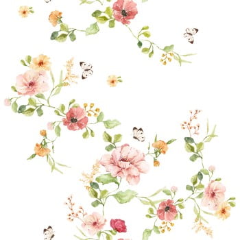 Tapet Dekornik Floral Vintage, 50 x 280 cm