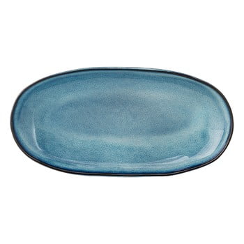 Tavă din ceramică Bloomingville Sandrine, albastru