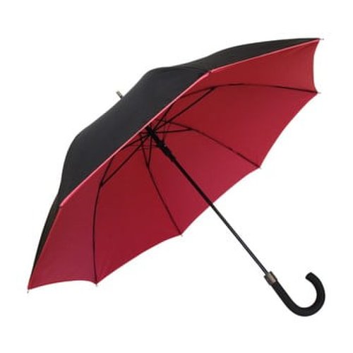 Umbrelă anti-vânt Ambiance Susino Noir Rouge, ⌀ 104 cm, roșu-negru