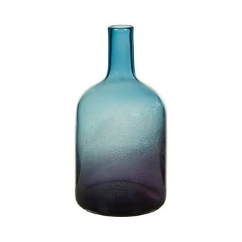 Vază decorativă din cristal Santiago Pons ryde, înălțime 35 cmm albastru