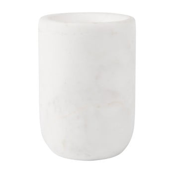 Vază din marmură Zuiver Cup, alb