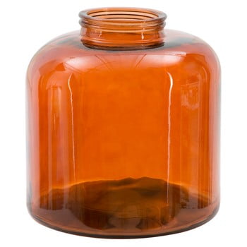 Vază din sticlă reciclată Mauro Ferretti Put, 36 cm, portocaliu