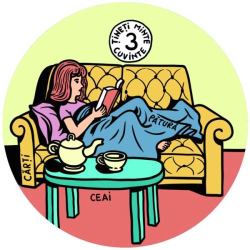 Coaster- Ceai, pătură, cărți