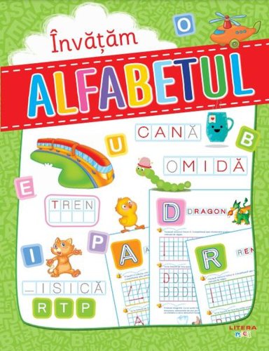 Învățăm alfabetul - paperback brosat - litera mică