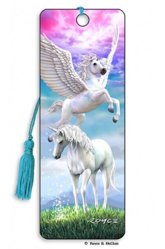 Semn de carte 3D - Pegasus and Unicorn - ***