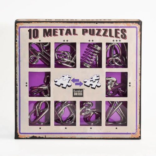 Set Violet 10 Metal Puzzles