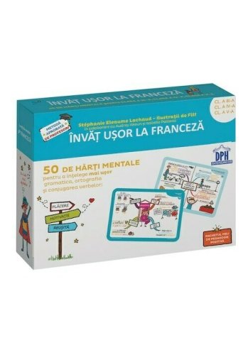 Didactica Publishing House - Invat usor la franceza: 50 de harti mentale - volumul ii - cls. a iii-a, a iv-a, a v-a