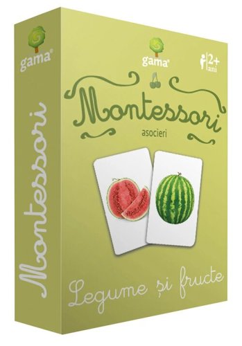 Gama - Montessori. asocieri. legume si fructe