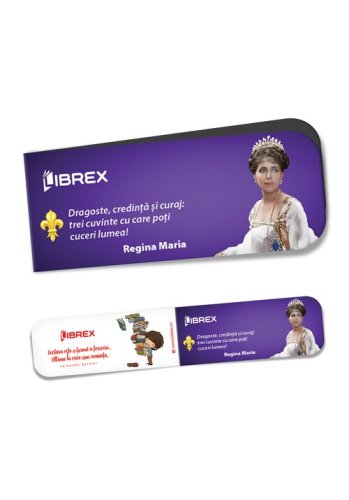Librex Publishing - Semn de carte magnetic - regina maria