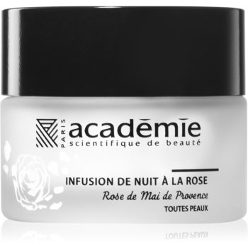 Academie Aromathérapie Night Infusion Rose Cream crema regeneratoare de noapte cu unt de shea si extract de trandafir