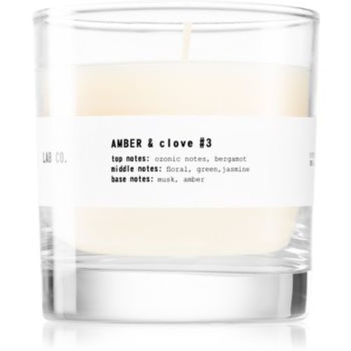 Ambientair Lab Co. Amber & Clove lumânare parfumată