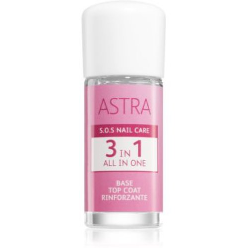 Astra Make-up S.O.S Nail Care 3 in 1 lac de unghii de baza si superioara