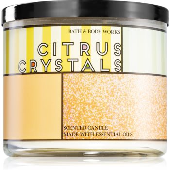 Bath & Body Works Citrus Crystals lumânare parfumată