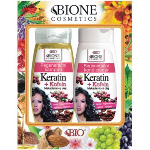 Bione Cosmetics Keratin Kofein set de cosmetice I. pentru femei