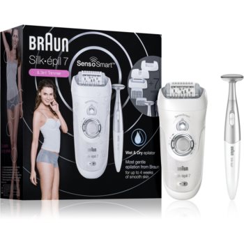 Braun Braun Silk-épil 7/890 SensoSmart epilator + trimmer pentru bikini