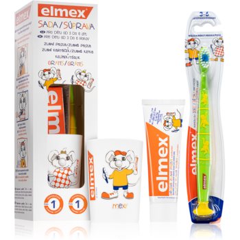 Elmex Kids 3-6 Years set pentru curatarea perfecta a dintilor (pentru copii)