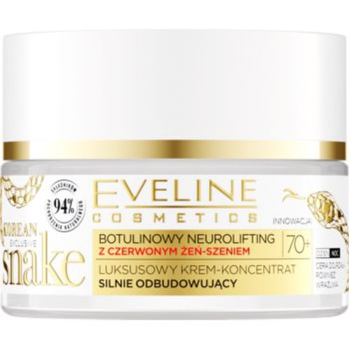Eveline Cosmetics Exclusive Korean Snake crema anti rid de zi si de noapte 70+