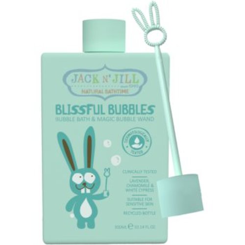 Jack N’ Jill Natural Bathtime Blissful Bubbles spuma de baie cu inel pentru baloane de săpun