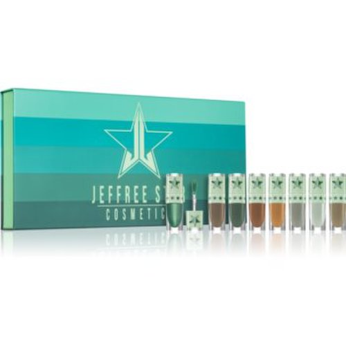Jeffree Star Cosmetics Velour Liquid Lipstick set de rujuri lichide Green (8 bucati) culoare