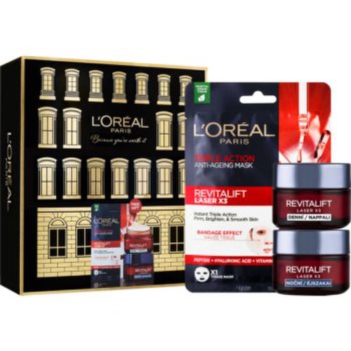 L’Oréal Paris Revitalift Laser X3 set cadou (cu efect antirid)