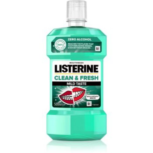 Listerine Clean & Fresh apă de gură impotriva cariilor dentare