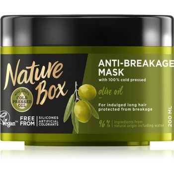 Nature Box Olive Oil masca împotriva părului fragil