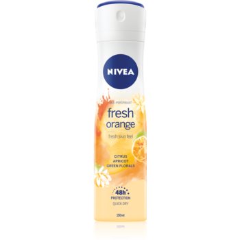 Nivea Fresh Blends Fresh Orange spray anti-perspirant cu o eficienta de 48 h