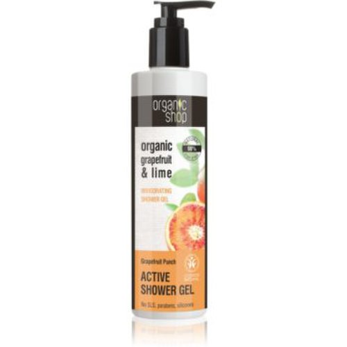Organic Shop Organic Grapefruit & Lime gel de duș activ