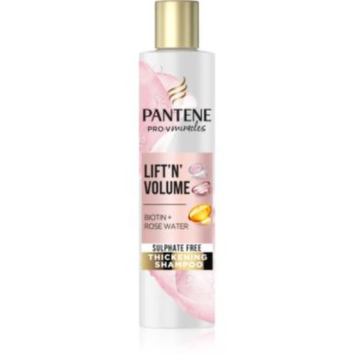 Pantene Lift'n'Volume Biotin + Rose Water Sampon pentru păr deteriorat