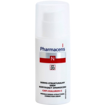 Pharmaceris N-Neocapillaries Capi-Hyaluron-C crema antirid cu efect de refacere a densitatii pielii pentru piele sensibila cu tendinte de inrosire