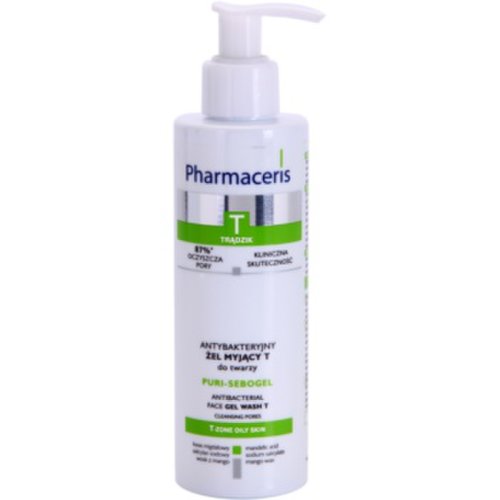 Pharmaceris T-Zone Oily Skin Puri-Sebogel gel de curatare pentru ten acneic