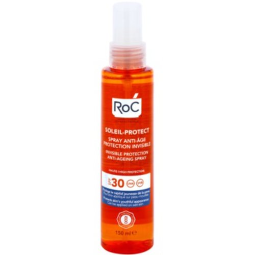 RoC Soleil Protect spray de protecție transparent împotriva îmbătrânirii pielii SPF 30