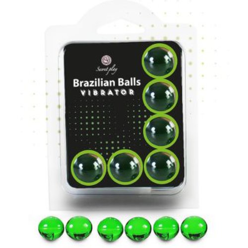 Secret play Brazilian Shock 6 Balls Set ulei pentru corp