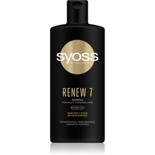 Syoss Renew 7 șampon intens cu efect de regenerare pentru par foarte deteriorat