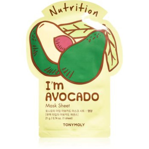 Tonymoly i'm avocado mască textilă nutritivă cu efect de hidratare