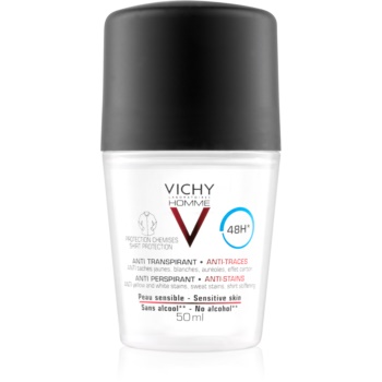 Vichy Homme Deodorant deodorant roll-on împotriva petelor albe și galbene 48 de ore