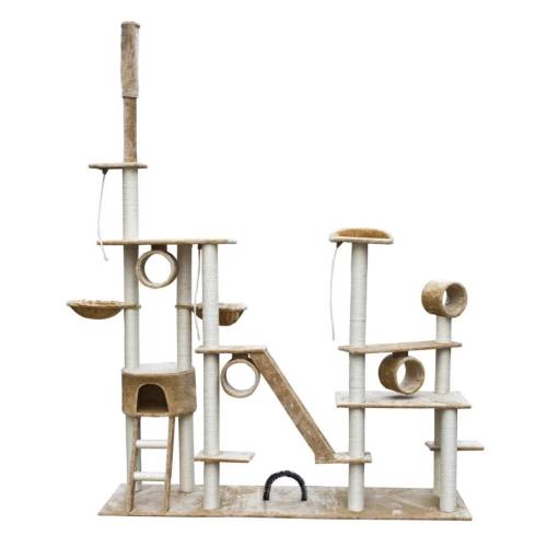 Casa Practica - Ansamblu din sisal pentru pisici de lux 230-260 cm, bej