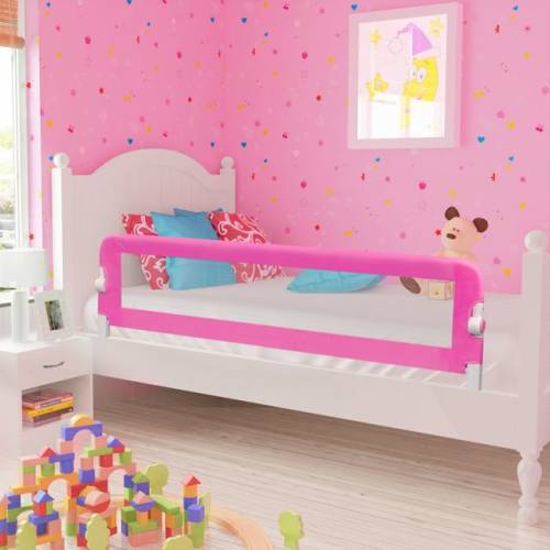 Casa Practica - Balustradă de siguranță pentru pat de copil, roz, 150x42 cm